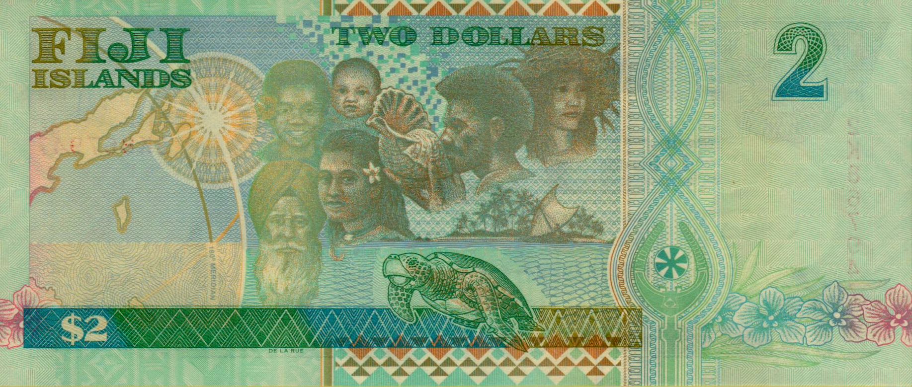 Fiji 2 2000 UNC P-102